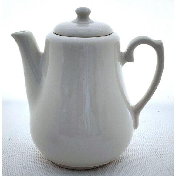 Teapot-Two Creamers-Cream Color-Homer Laughlin-USA-Restaurant Ware Style - Picture 2 of 12